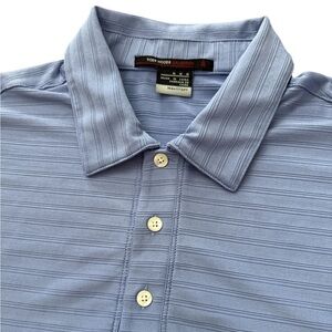 Vintage Tiger Woods Collection Polo Shirt Men’s Short Sleeve Light Blue Size Med